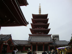 pagode temple senso-ji tokyo voyage japon